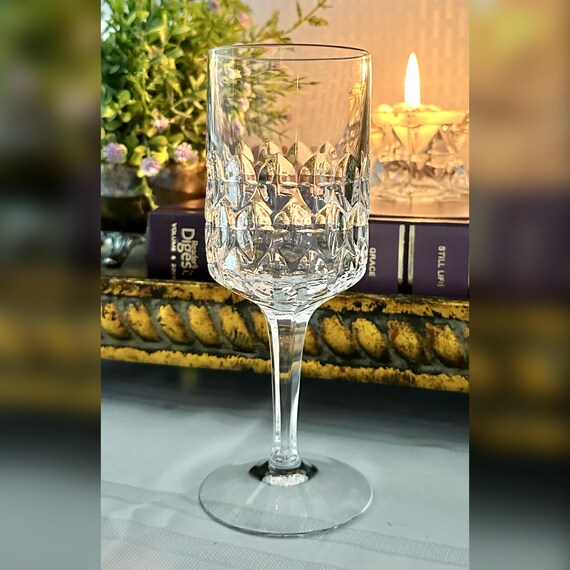 Granada Peill Wine Glass / Peill Grenada German Wine Goblet / Vintage Bleikristall Crystal Wine Glass / Peill Granada Wine Glass - 1