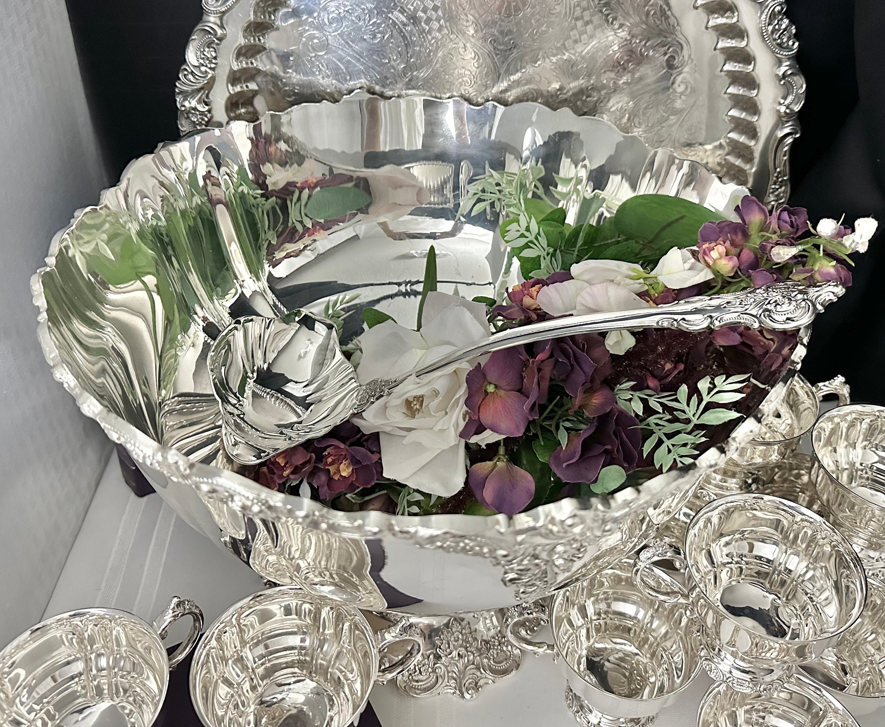 Wallace Baroque Punch Bowl Set / Baroque by Wallace Punch Bowl Set