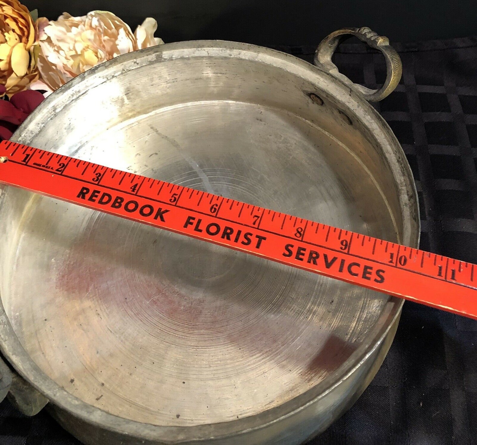 Antique Hand Hammered Cooper /Stainless Steel Pot With Large Etsy