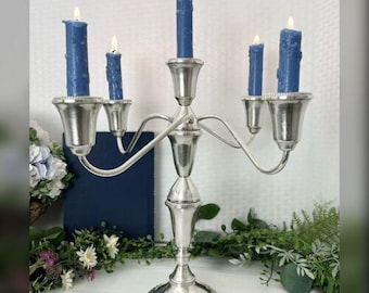 Duchin Creation Weighted Sterling Silver 5 Candle Branch