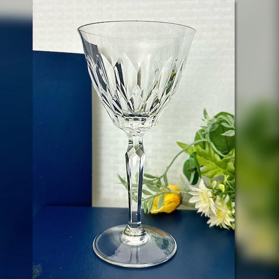 Josair Edith Claret Wine Glass / Vintage Josair Edith Blown Wine Glass / Vintage Josair Claret Wine Glass / Josair Edith Wine Glass - 1