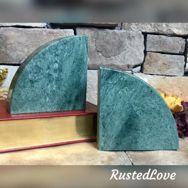 Marble Bookends Etsy
