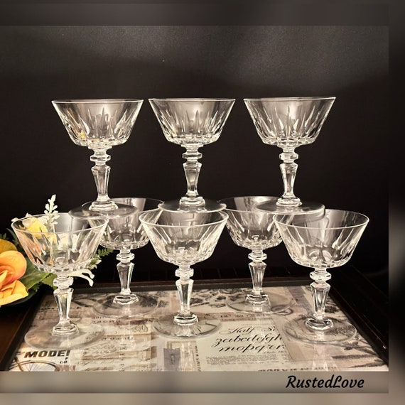 Balamoral Val St Lambert Dessert Cups / Val St Lambert Balmoral Champagne Glasses / Balamoral Dessert Cups / Balamoral Champagne Glasses - 8