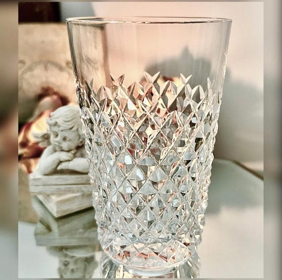 Vintage Waterford Alana Crystal Tumbler 12 Oz Replacement Glass