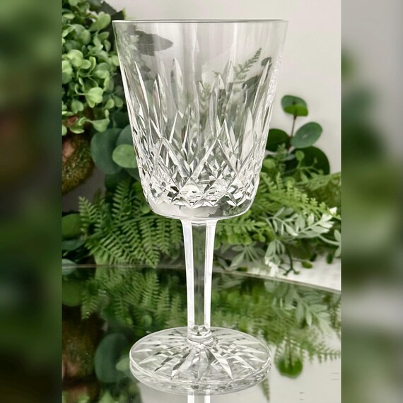 Waterford Crystal Lismore Water Glass / Waterford Lismore Crystal Water Goblet / Vintage Waterford Lismore Water Glass  / Waterford Crystal