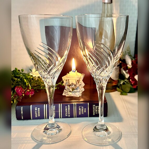 Schott-Zwiesel Pirouette Wine Glasses / Piroutette  Zwiesel Glasses / Vintage Schott Zwiesel Wine Glasses / Schott Blown Glasses Germany - 2