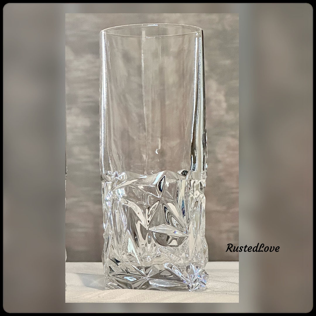 Tiffany & Co. クリスタル花瓶 TIFFANY & CO Metropolis Art Deco crystal bud vase signed - 8-1/2