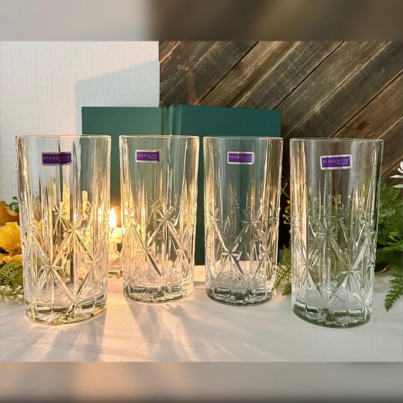 Waterford Marquis Sparkle Highball Glasses / Vintage Marquis Waterford Highball Glasses / Sparkle Marquis Waterford Highball Glasses - 4