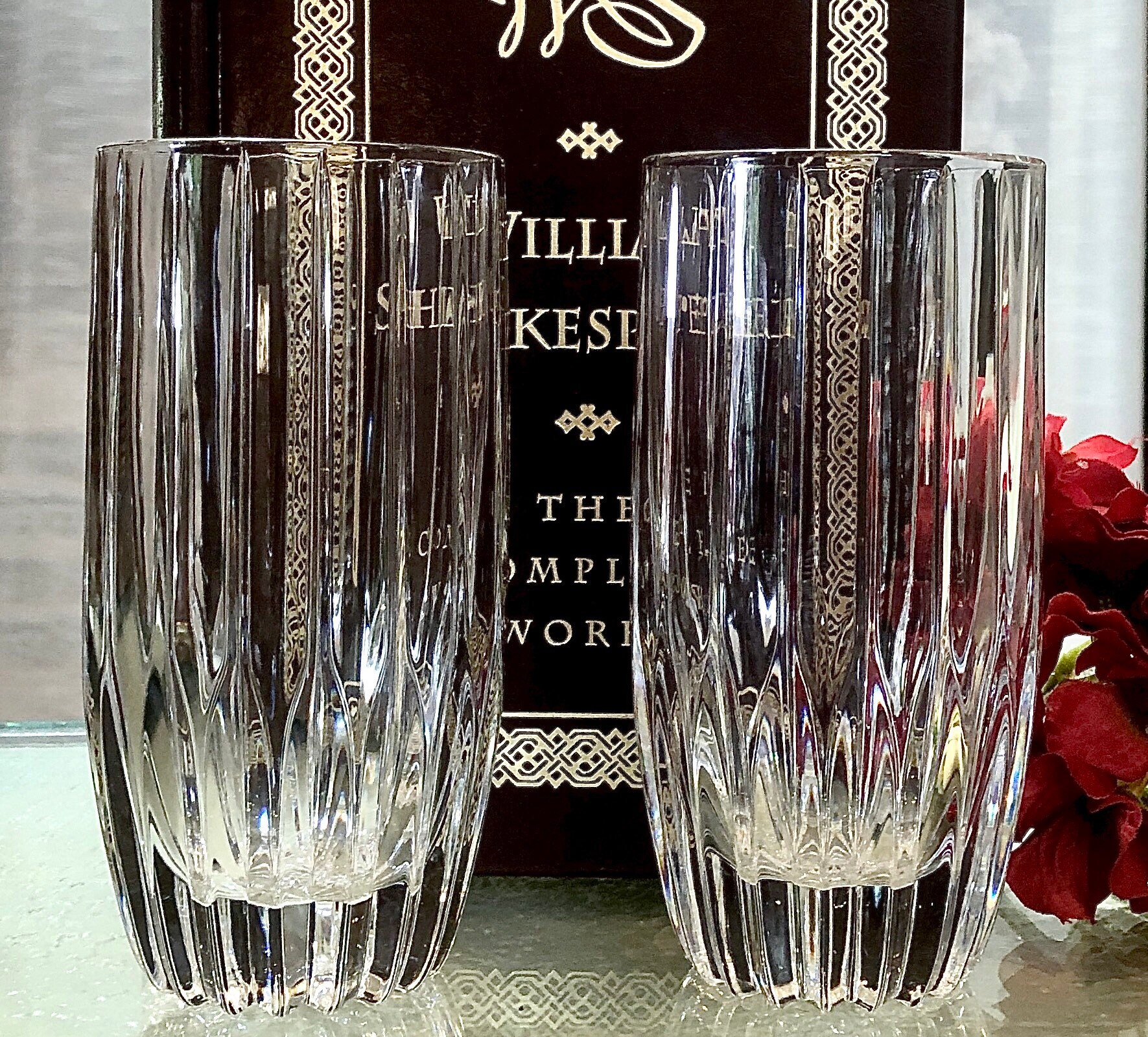 Highball Glasses / Mikasa Park Lane / Mikasa Crystal Glasses / Etsy