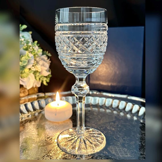 Waterford Crystal Castletown Claret Wine Glass / Vintage Waterford Wine Glass / Castletown Waterford Claret Wine Glass / Waterford Crystal