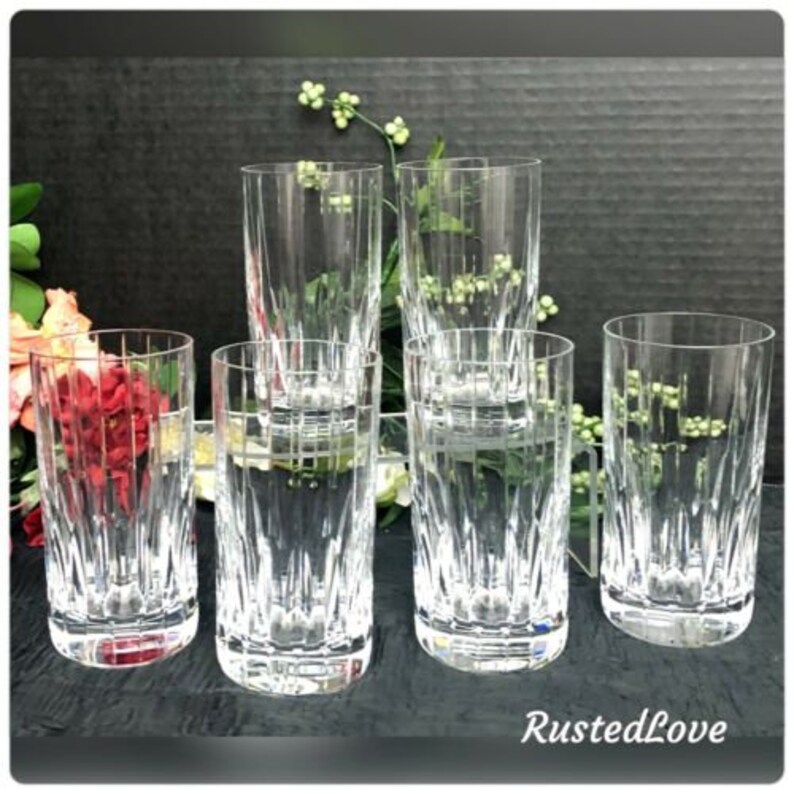 Mikasa Highball Glasses / Vintage Mikasa Park Ave / Highball Etsy