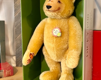 Vintage Steiff Dicky Bear Replica 1930, Mohair, Limited Edition 14