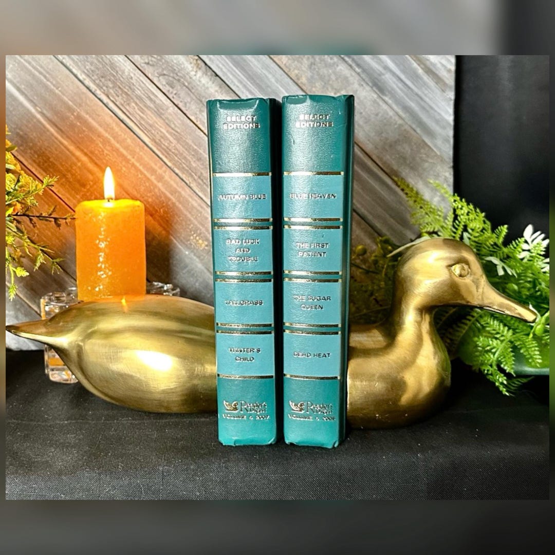 Brass Duck Bookends Pair Vintage Split Duck Sculptural Book Ends