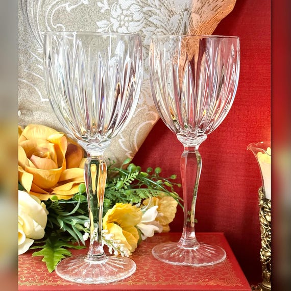 Cristal D'Arques Durand Classic Wine Glasses / Vintage Cristal D'Arques Clear Classic Wine Glasses / Cristal D'Arques Wine Glasses - 2