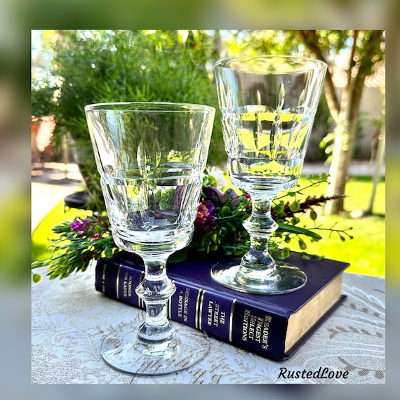 Hawkes Kerry Water Glasses / Hawkes Water Glasses / Hawkes Kerry Water Goblets / Hawkes Vintage Kerry Water Glasses - 2