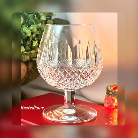 Waterford Crystal Colleen Brandy Glass / Colleen Short Stem Brandy Glass / Vintage Waterford Glass / Crystal Brandy Waterford Glass - 1