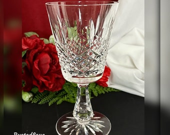 Waterford Crystal Kenmare / Waterford Water Glass / Waterford Kenmare Glass / Crafted in Ireland / Vintage Kenmare Blown Glass Vintage
