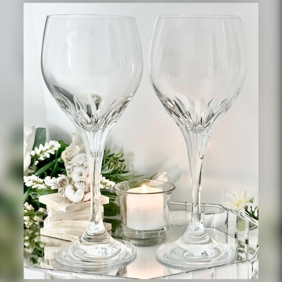 Schott Zwiesel Revue Oversized Wine Glasses Pair Crystal Stemware