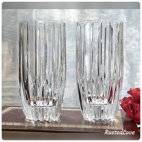 Mid-Century Modern Crystal Highball Glass (Set of 2) - The