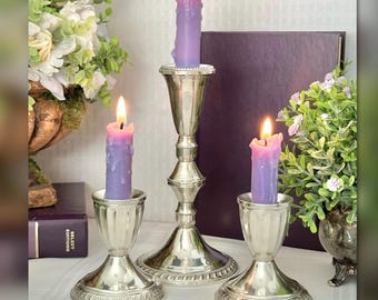 Vintage Duchin Creation Sterling Weighted Candlestick Holder, 3