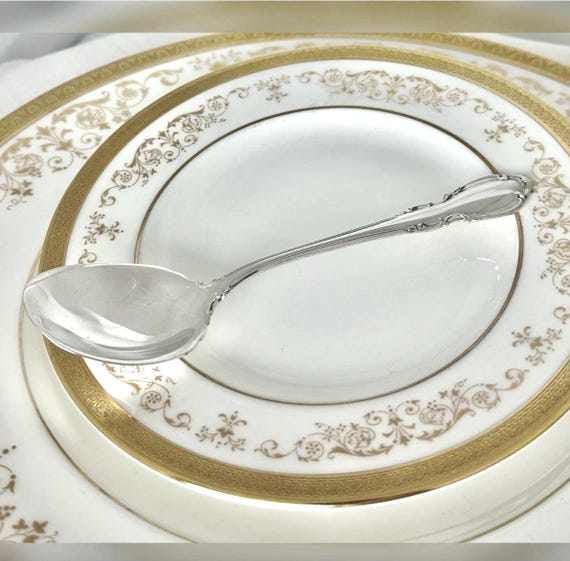 Towle Legato Sterling Silver Sugar Spoon 6" Vintage Flatware Replacement Spoon