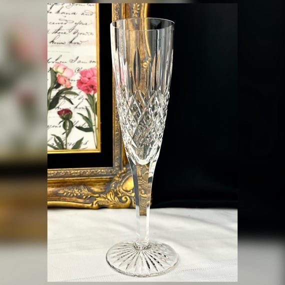 Stuart Shaftesburg Champagne Flute / Shaftesburg Champagne Toasting Glass / Vintage Stuart Champagne Glass / Stuart Shaftesburg England- 1