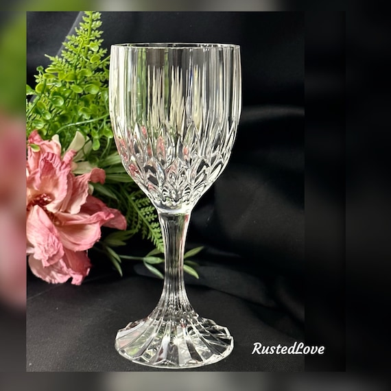 Cristal D'Arques-Durand Bretagne / Bretagne Wine Glass / Vintage Cristal D'Arques Bretagne Wine Goblet / Vintage Bretagne Wine Glass - 1