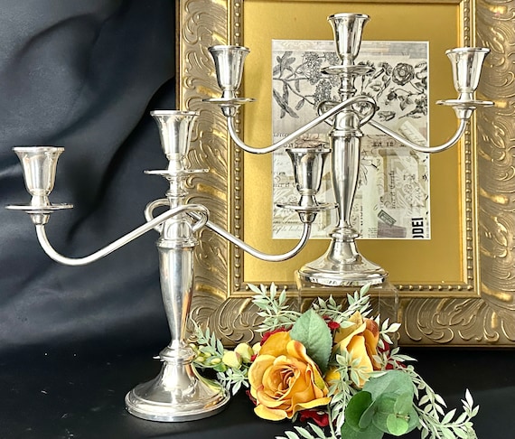 Towle sterling shop candle holders