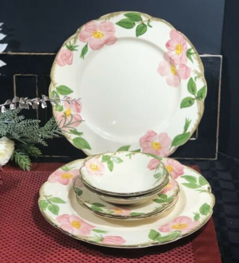 Franciscan Earthenware USA Stamp Dinner Plates dessert bowl Etsy