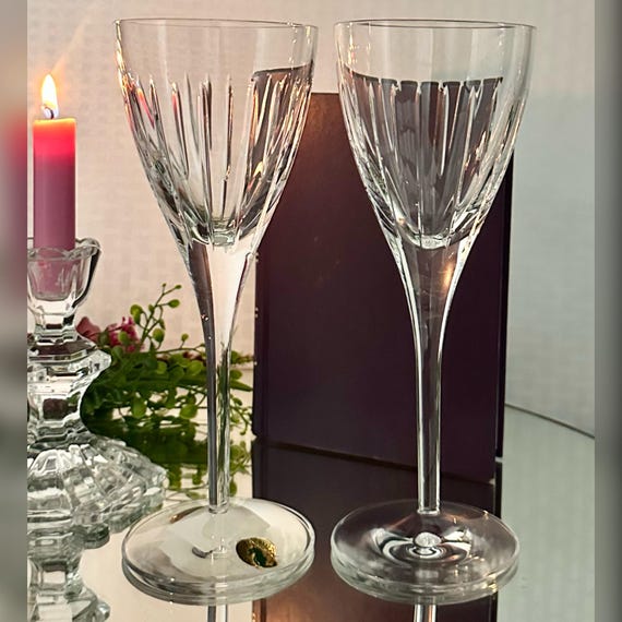 Waterford Kirin Water Glasses / Vintage Waterford Crystal Water Glasses / Kirin Waterford Water Glasses / Waterford Crystal Water Glasses