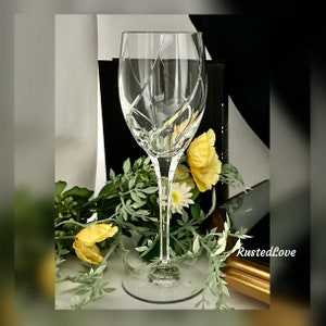 Mikasa Olympus Water Glass / Olympus Vintage Water Goblet / Clear Blown Mikasa Elegant Glassware / Olympus Water Goblet / Mikasa Olympus - 1