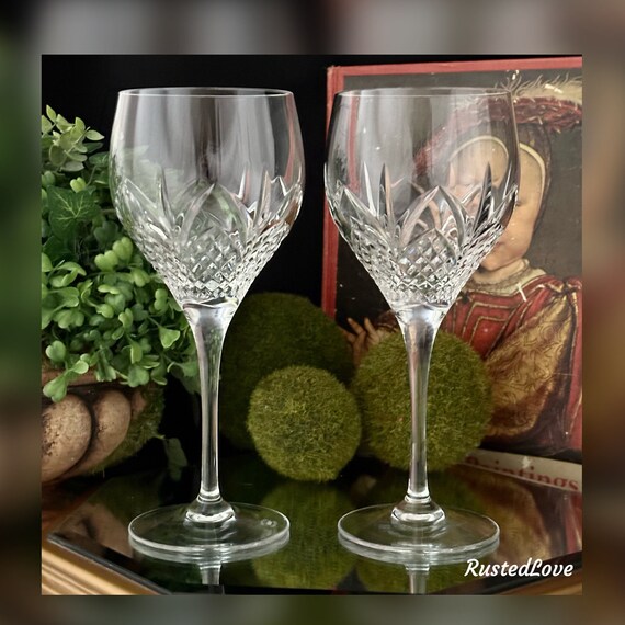 Royal Doulton Ascot Water Glasses / Ascot Cut Water Glasses / Royal Doulton Vintage Water Glasses / Royal Doulton Ascot Cut Water Glasses 2