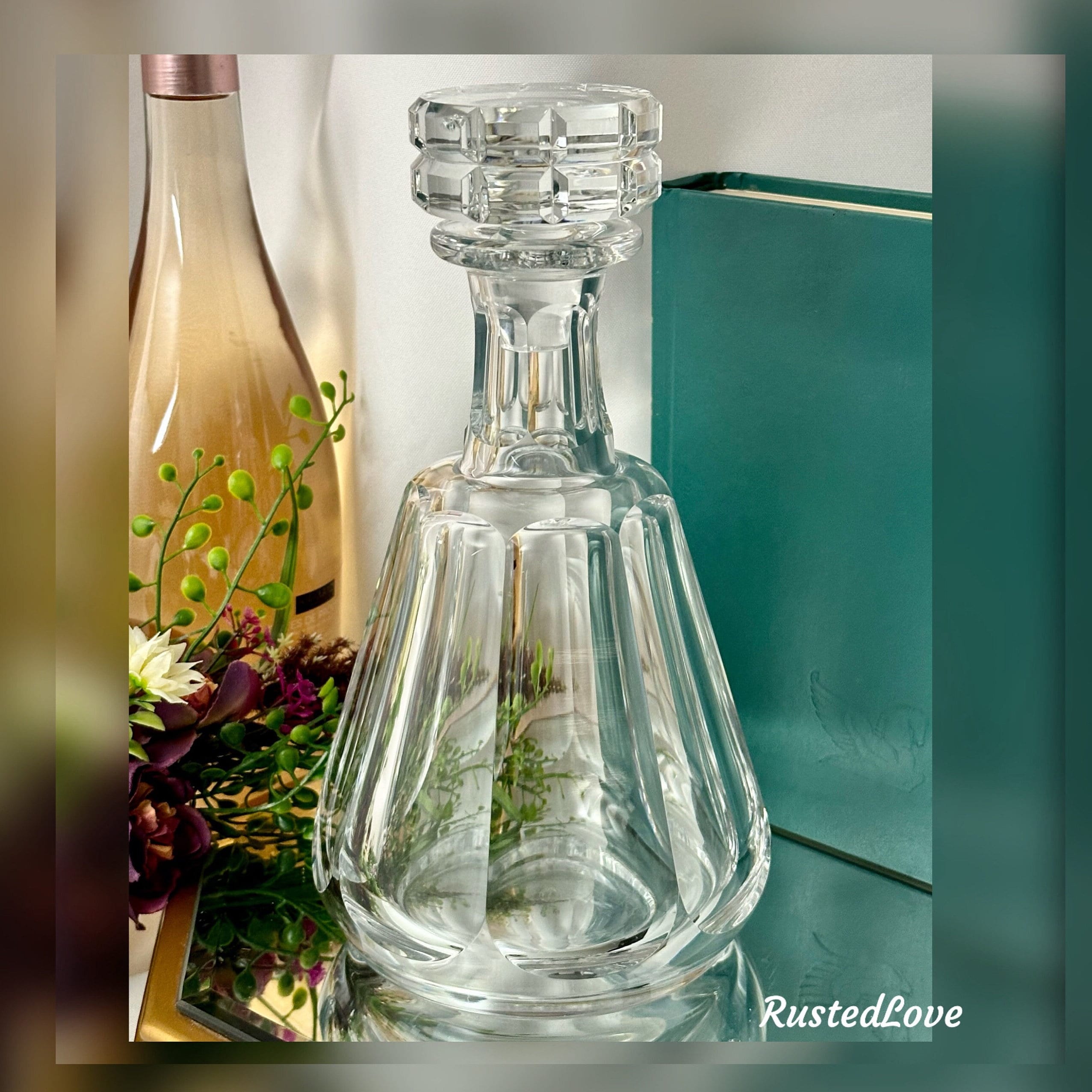 Baccarat Decanter - Etsy Baccarat Decanter - Etsy