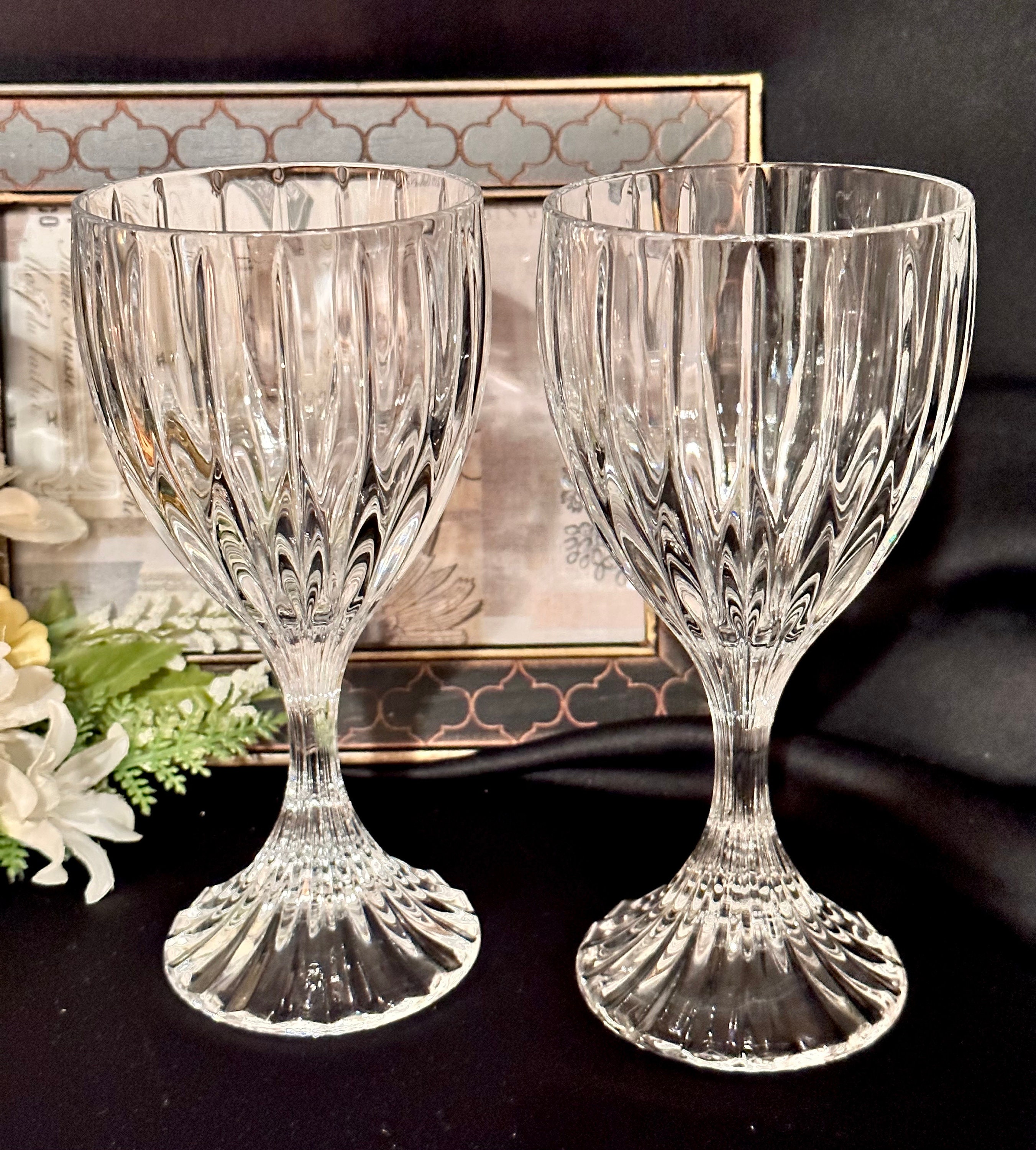 Highball Glasses / Mikasa Park Lane / Mikasa Crystal Glasses / Highball  Glassware / Elegant Glasses / Mikasa Drinkware / Elegant Barware 