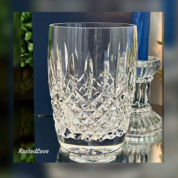 Waterford Ballybay Double Old Fashioned Tumbler / Vintage Waterford Ballybay / Ballybay Old Fashioned Glass / Waterford Ballybay Glass - 1