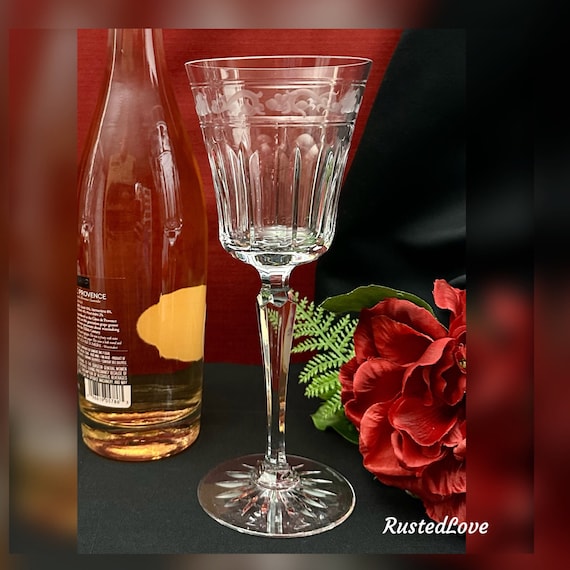 Wedgwood Monarch Water Goblet / Monarch Wedgwood Water Glass / Vintage Wedgwood Water Glass / Wedgwood Vintage Monarch Water Glass - 1