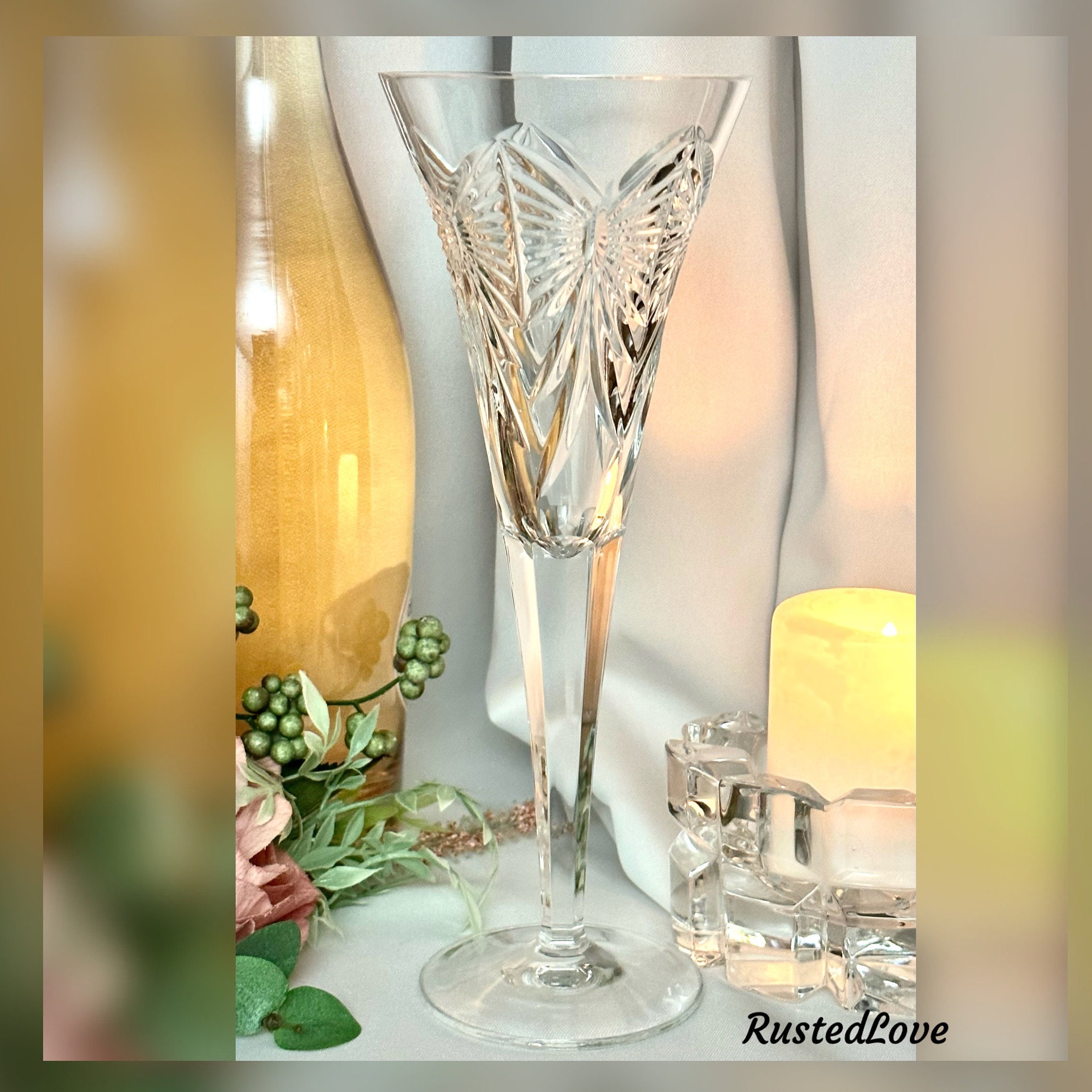 Waterford crystal champagne flutes deals
