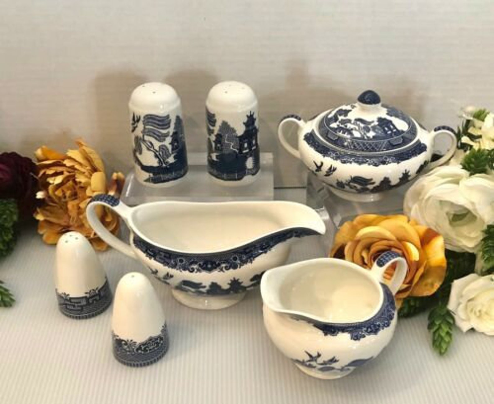 Blue Willow Johnson Brothers / Churchill England Dishes Etsy