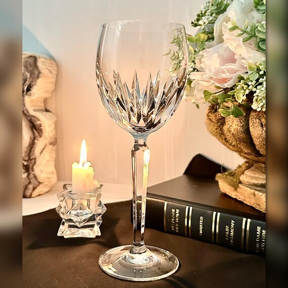 Wynnewood Waterford Crystal Water Goblet / Waterford Wynnewood Water Goblet / Vintage Cut Crystal Waterford Glass / Waterford Water Glass -1