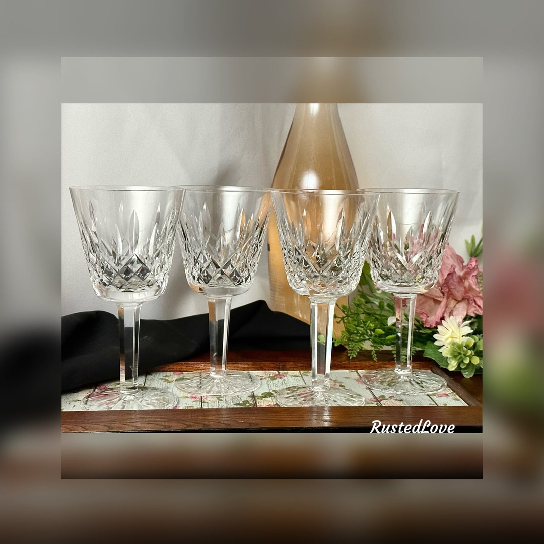Waterford Lismore Wine Glasses / Lismore Claret Wine Glasses / Etsy