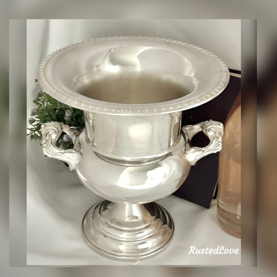 Vintage Sheridan Silver Plated Champagne Bucket Sheridan Ice