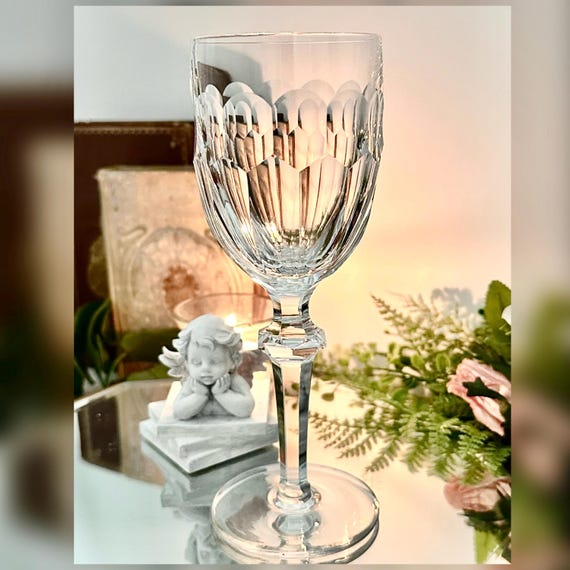 Waterford Curraghmore Claret Wine Glass Vintage Crystal Stemware