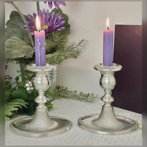 Fisher Sterling Candlesticks - Etsy