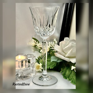 Mikasa Interlude Wine Glass / Vintage Mikasa Crystal Interlude Glass / Mikasa Wine Glass / Vintage Interlude Mikasa Wine Glass - 1