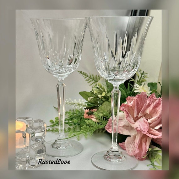 Mikasa Interlude Water Glasses / Mikasa Crystal Interlude Glasses / Interlude Water Glasses / Mikasa Water Goblets / Interlude Glasses - 2