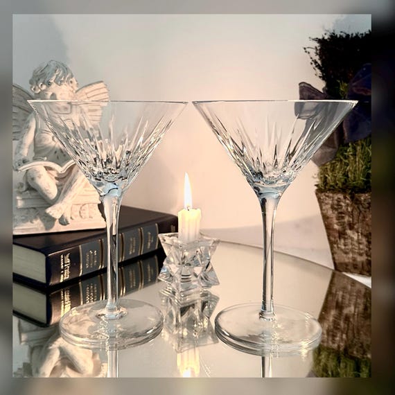 Reed & Barton SoHo Martini Glasses / Martini Glasses Reed and Barton SoHo / Vintage Martini Glasses Barware NOS / SoHo Martini Glasses 2