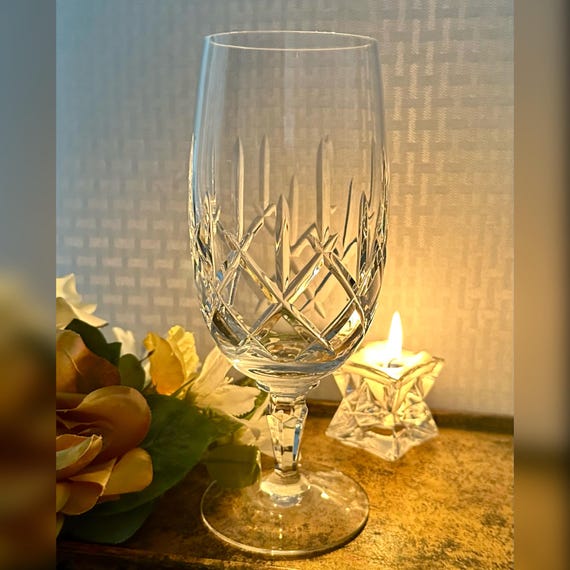 Gorham Lady Anne Ice Tea Glass / Vintage Gorham Crystal Ice Tea Glass / Lady Anne Ice Tea Beverage Glass / Gorham Crystal Ice Tea Glass - 1