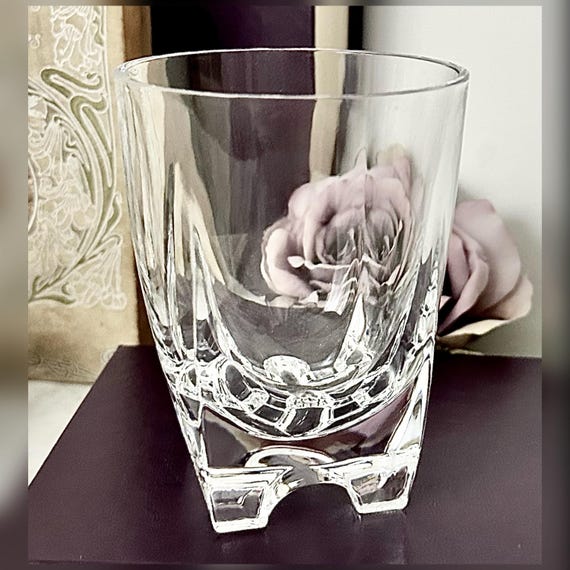 Lenox Tuscany Double Old Fashioned Glass Four Toed Foot Tumbler