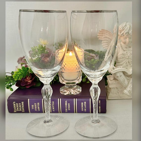 Lenox Madison Platinum Ice Tea Glass Pair Replacement