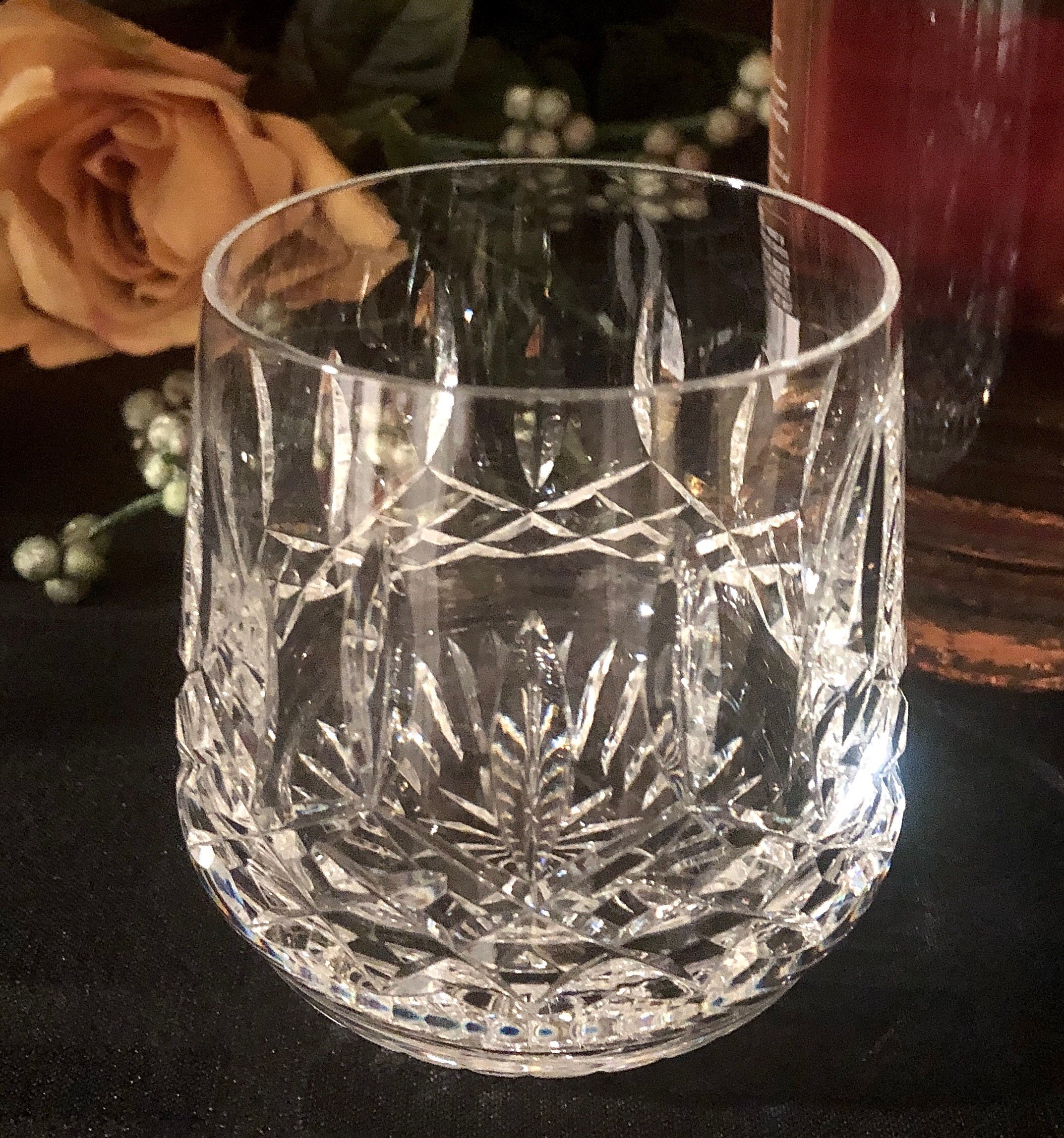 Waterford Crystal / Vintage Lismore Roly Poly / Old Fashioned Glass